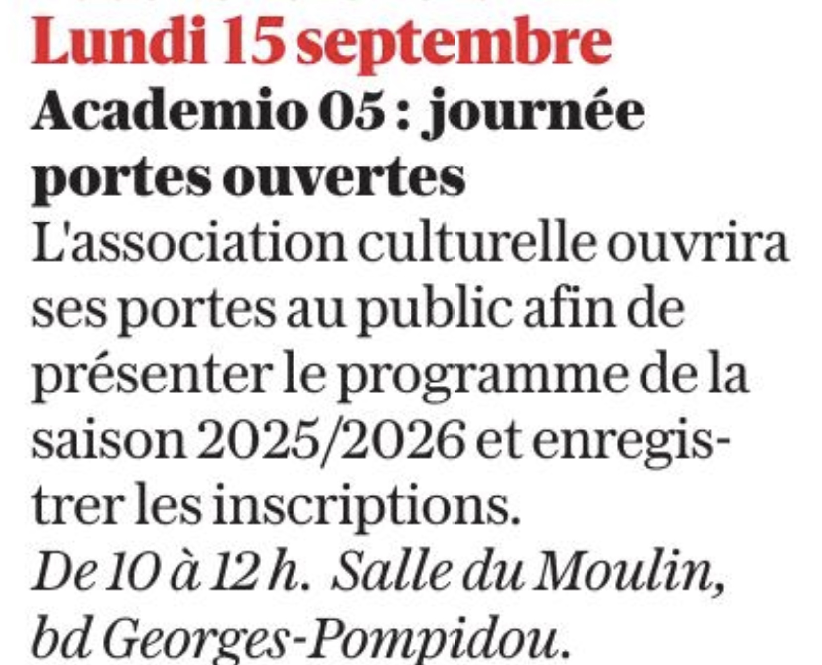 agenda